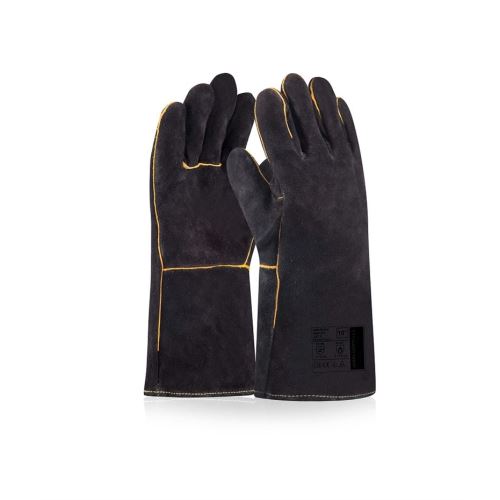 ARDON 4MIG BLACK / Svářečské rukavice - černá 10