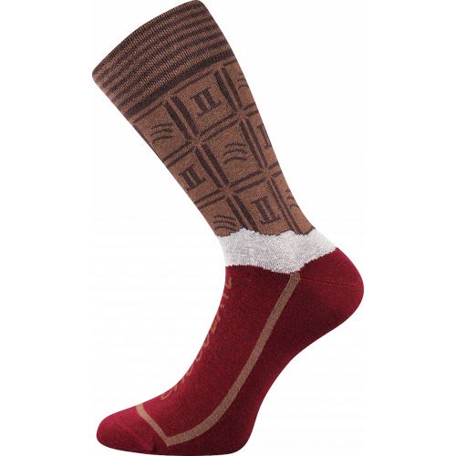 LONKA CHOCOLATE / Bavlněné ponožky s čokoládou v dárkové krabičce
