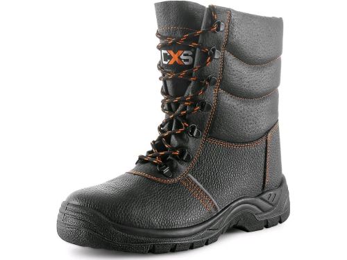 CXS STONE TOPAZ S3 / Celokožená poloholeňová zimní obuv S3