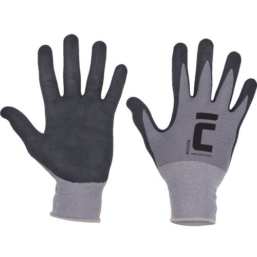 CERVA WIGEON / Bezešvé pletené rukavice s nánosem nitrilu na dlani a prstech