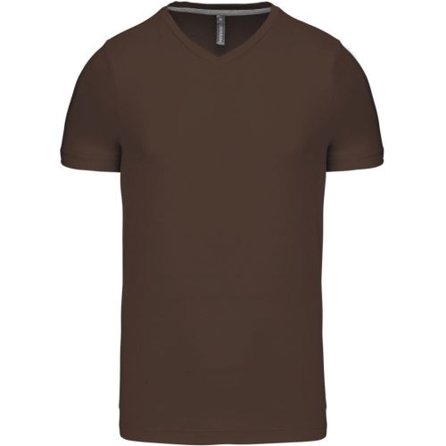 KARIBAN VINTAGE V-NECK K357 / Pánské tričko s krátkým rukávem
