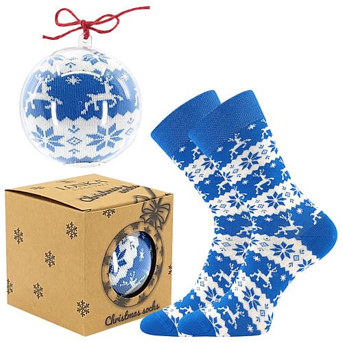 LONKA ELFI / Vánoční ponožky s norským vzorem