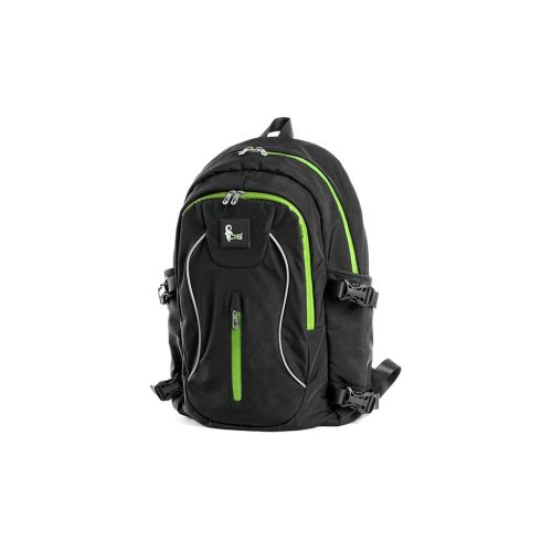 CXS BATOH / Dvoukomorový batoh - černá/zelená 20 litrů