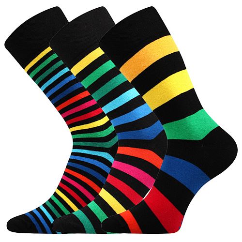 LONKA DELINE II / Pánské ponožky, barevné proužky