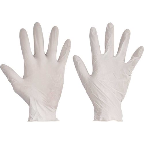 CERVA LOON / Latexové pudrované jednorázové rukavice (100 ks/box)