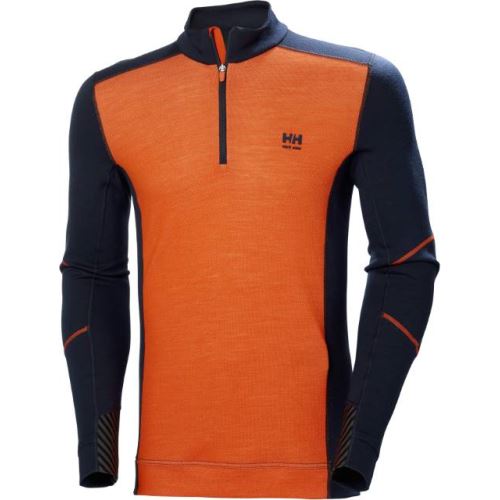 HELLY HANSEN LIFA 75107 / Pánské funkční tričko s 1/4 zipem z merino vlny