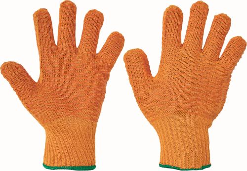 CERVA FALCON / Polyesterové bezešvé rukavice s mřížkou 10