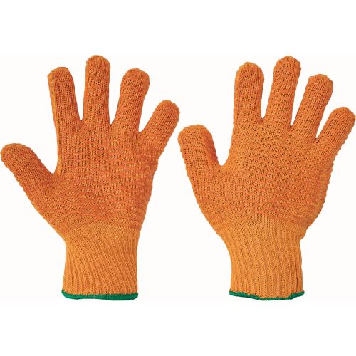 CERVA FALCON / Polyesterové bezešvé rukavice s mřížkou 10