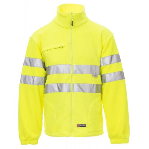 PAYPER LIGHT FLUO 000344-0069 / Fleece mikina s reflexními pruhy 3M