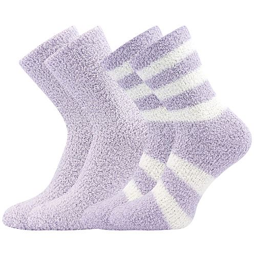 BOMA SVĚTLANA / Dámské ponožky z žinylkové příze, 2 páry