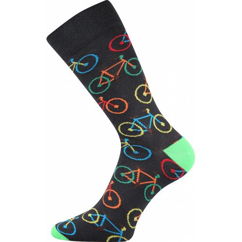 LONKA WEAREL 014 / Klasické bavlněné ponožky s obrázky kol