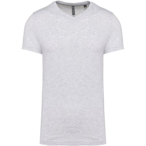 KARIBAN VINTAGE V-NECK K357 / Pánské tričko s krátkým rukávem