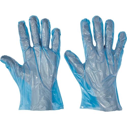 CERVA DUCK BLUE / Jednorázové polyetylénové rukavice (500 ks/box)