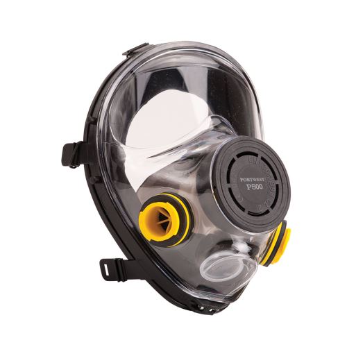 PORTWEST VIENNA P500 / Celoobličejová maska s duálním bajonetovým připojením filtrů