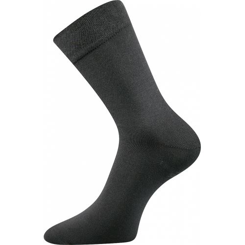 LONKA BIOBAN / Jednobarevné slabé ponožky z biobavlny