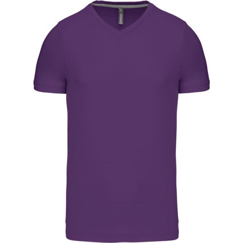 KARIBAN VINTAGE V-NECK K357 / Pánské tričko s krátkým rukávem