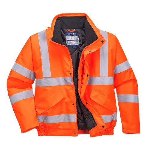 PORTWEST HI-VIS BOMBER S463 / Zateplený reflexní bomber