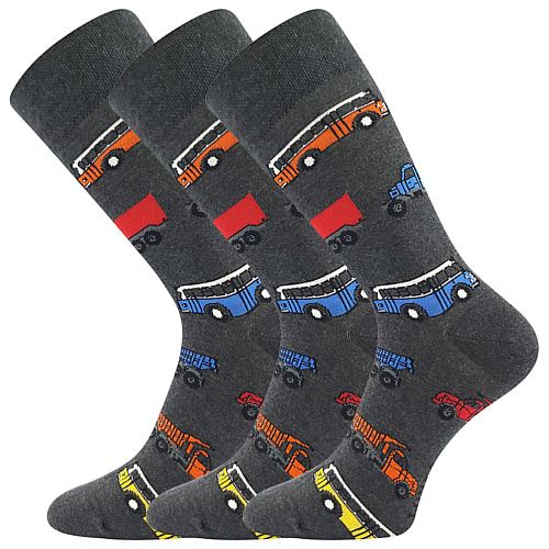 LONKA DEPATE / Pánské ponožky, česaná bavlněná příze