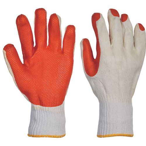 CERVA REDWING / Povrstvené rukavice latexem (Randy, Blanche)