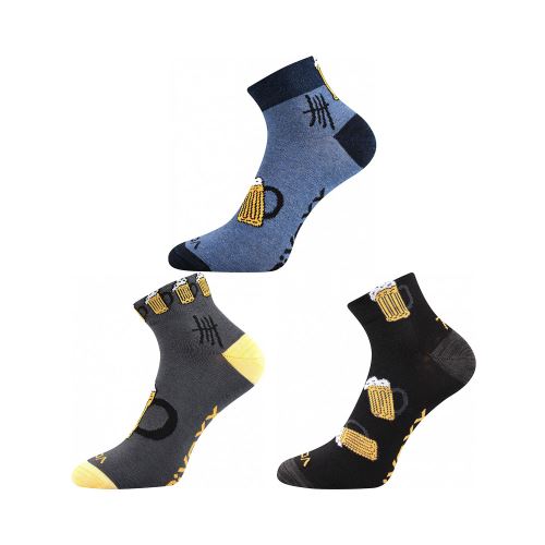 VoXX PIFF / Pánské bavlněné ponožky s motivem piva