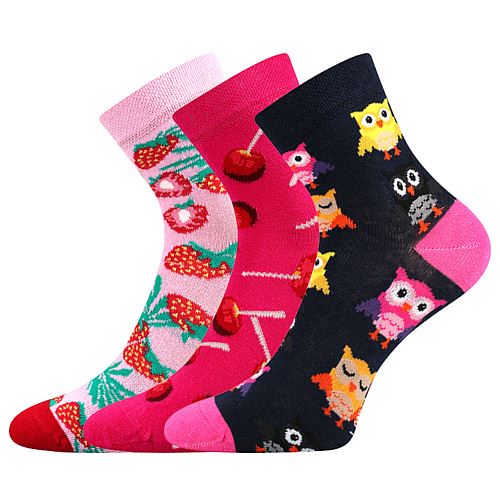 LONKA DEDOTIK / Dětské letní obrázkové ponožky