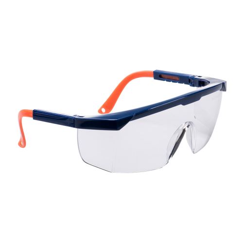 PORTWEST CLASSIC PLUS PS33 / Ochranné brýle, nastavitelné nožičky, UV ochrana - čirá