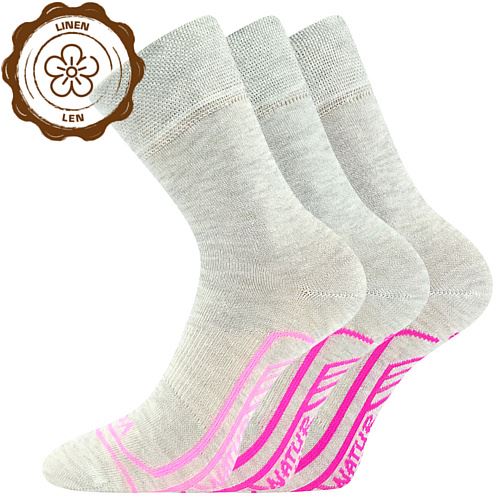 LONKA LINEMULIK / Dětské ponožky z chladivého lnu