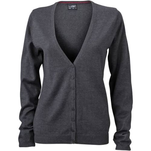 JAMES & NICHOLSON JN 660 / Dámský cardigan s výstřihem do V