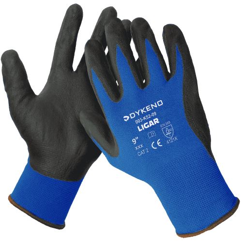 DYKENO LIGAR 003-K52 / Povrstvené nylonové rukavice
