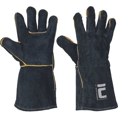 CERVA SANDPIPER BLACK / Celokožené rukavice (Sam, Paton)