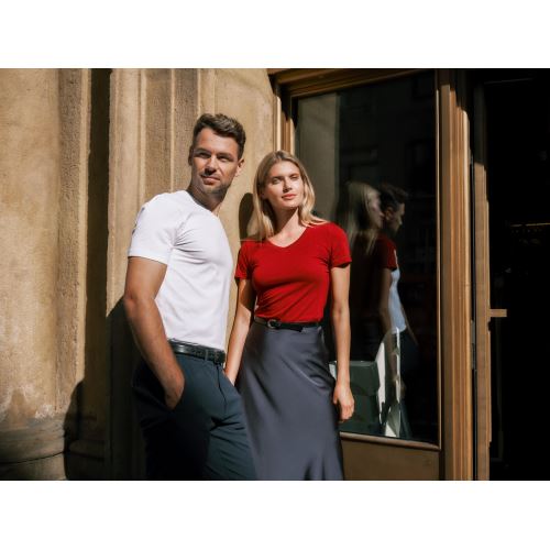 MALFINI PREMIUM ACTION V-NECK 700 / Pánské tričko s krátkým rukávem