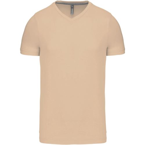 KARIBAN VINTAGE V-NECK K357 / Pánské tričko s krátkým rukávem