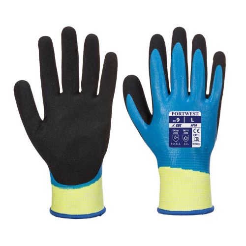 PORTWEST AQUA CUT PRO AP50 / Protipořezové a voděodolné rukavice, úroveň D