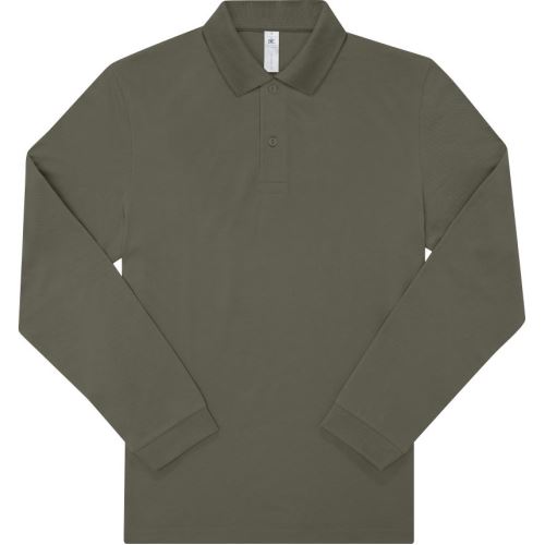 B&C MY POLO 180 LSL / Pánská polokošile s dlouhým rukávem