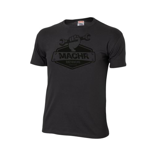 BENNON MACHR TOOL T-SHIRT BLACK / Bavlněné triko s krátkým rukávem