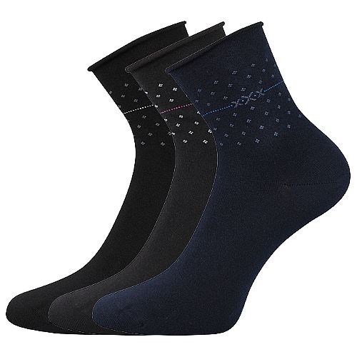 LONKA FLOWI / Dámské letní ponožky s decentním vzorem