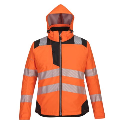 PORTWEST HI-VIS PW382 / Dámská zimní reflexní bunda, voděodolná