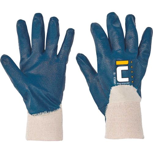 CERVA URBICA / Povrstvené rukavice máčené v nitrilu