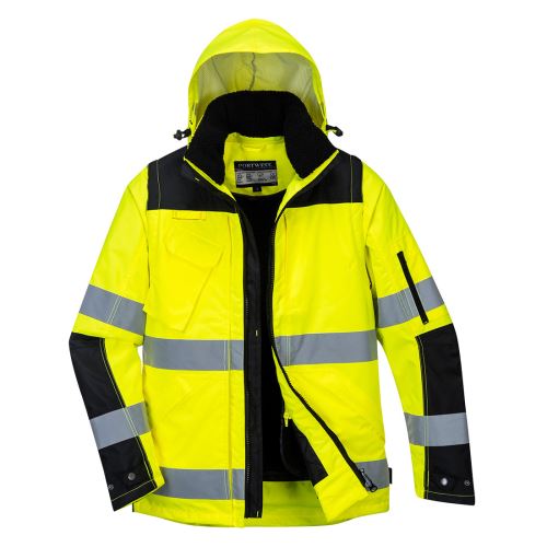 PORTWEST HI-VIS 3v1 C469 / Zateplená reflexní bunda