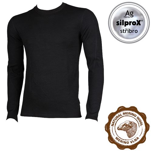 VoXX IN01 INSPIRED / Pánské funkční tričko s dlouhým rukávem z merino vlny