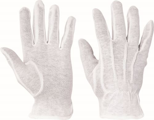 CERVA BUSTARD / Bavlněné rukavice s PVC terčíky