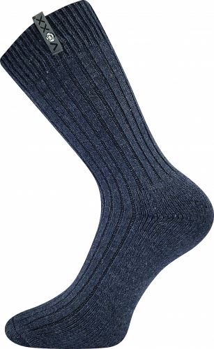 VoXX Aljaška / Vlněné silné zimní pletené ponožky