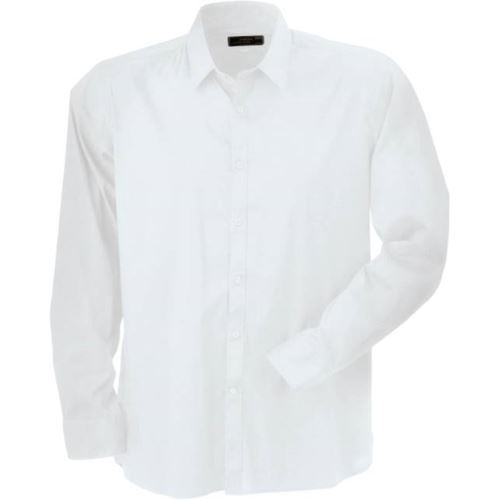 JAMES & NICHOLSON JN 193 / Pánská elastická košile "Slim Fit" s dlouhým rukávem