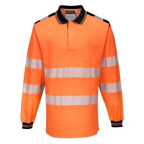 PORTWEST HI-VIS PW3 T184 / Reflexní polokošile, dl. rukáv