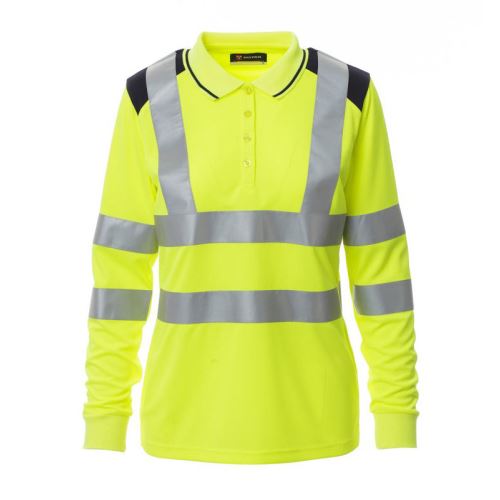 PAYPER GUARD+ WINTER LADY FLUO 001482-0028 / Dvoubarevná reflexní polokošile s dlouhým rukávem