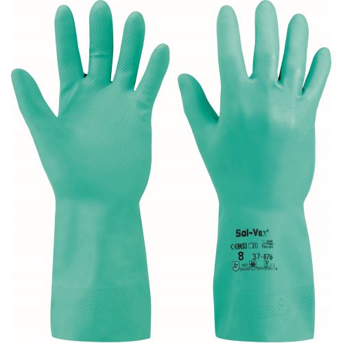 ANSELL SOL-VEX 37-676 / Nitrilové antistatické rukavice