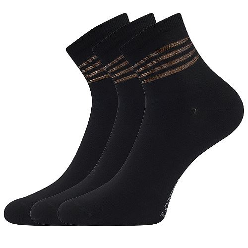LONKA FASKETA / Dámské elegatní ponožky s proužky