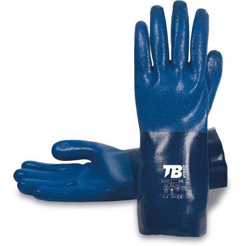 TB 270 / Nitrilové dvojité máčené rukavice