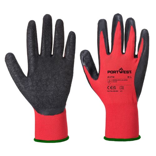PORTWEST FLEX GRIP A174 / Máčené rukavice v latexu