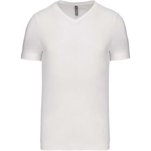 KARIBAN VINTAGE V-NECK K357 / Pánské tričko s krátkým rukávem